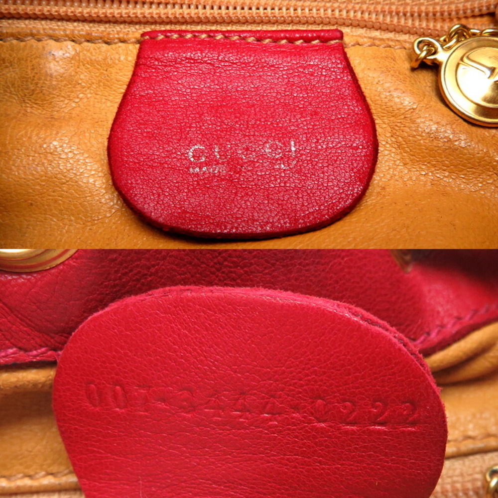 Gucci Shoulder Bag Drawstring Red - image 7